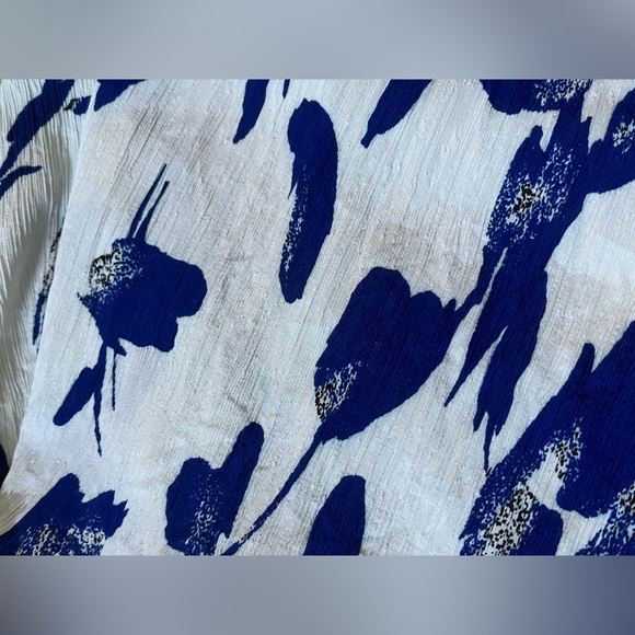 Jason Wu size 4 blue floral tie strap dress - Picture 6 of 10